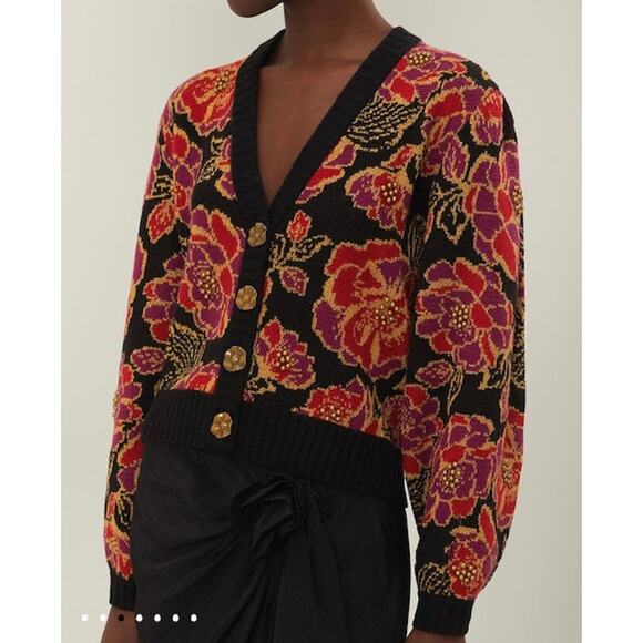 FARM Rio Shiny Chita Knit Cardigan - Picture 3 of 8